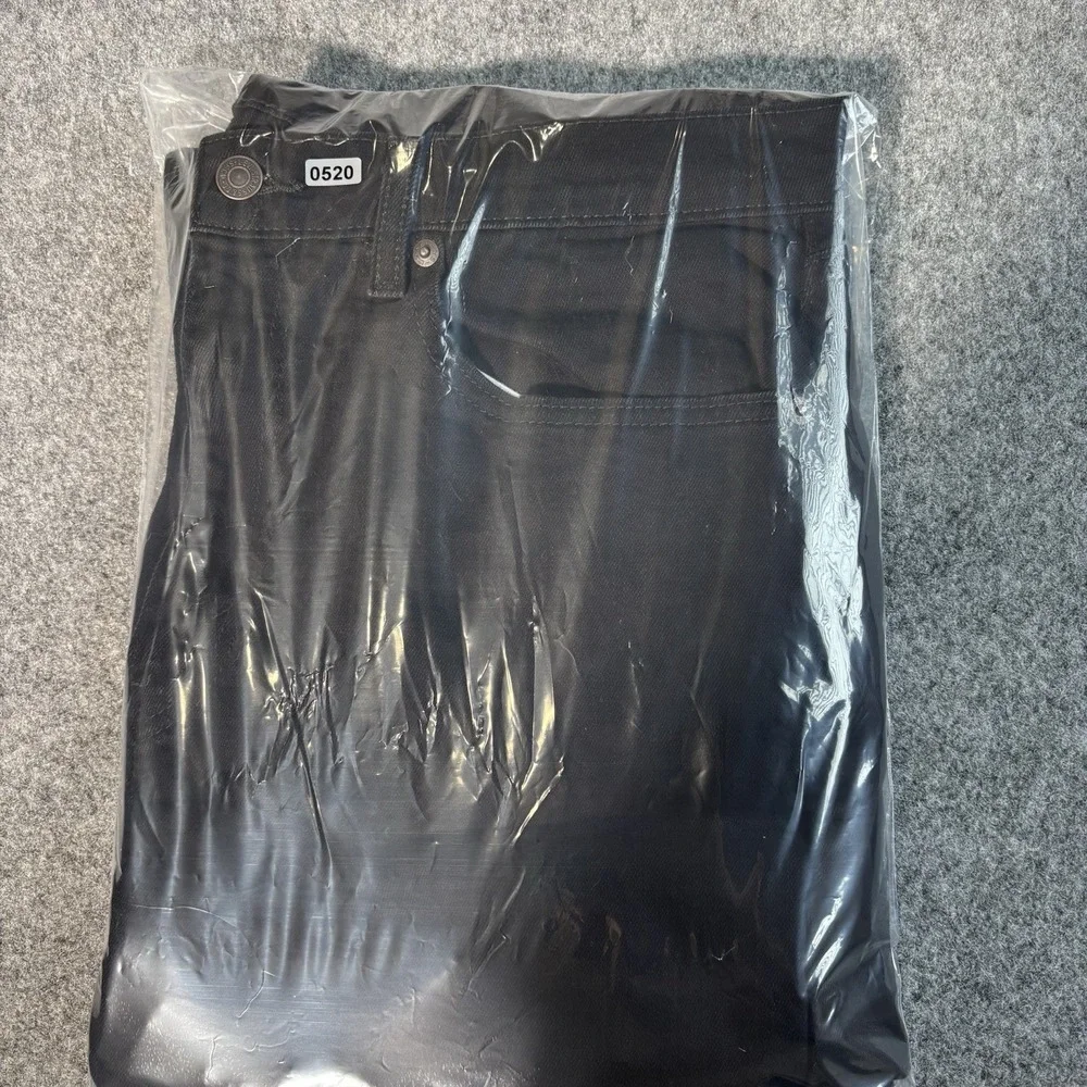 Levi Jeans 505 Mens 36x34 Black Wash Straight Leg Red Tab‎ Excellent Condition